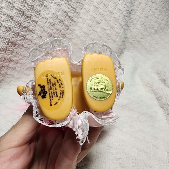 Troll Doll in her ADORABLE Pink Pajamas with/Pink Hair - Picture 3 of 3